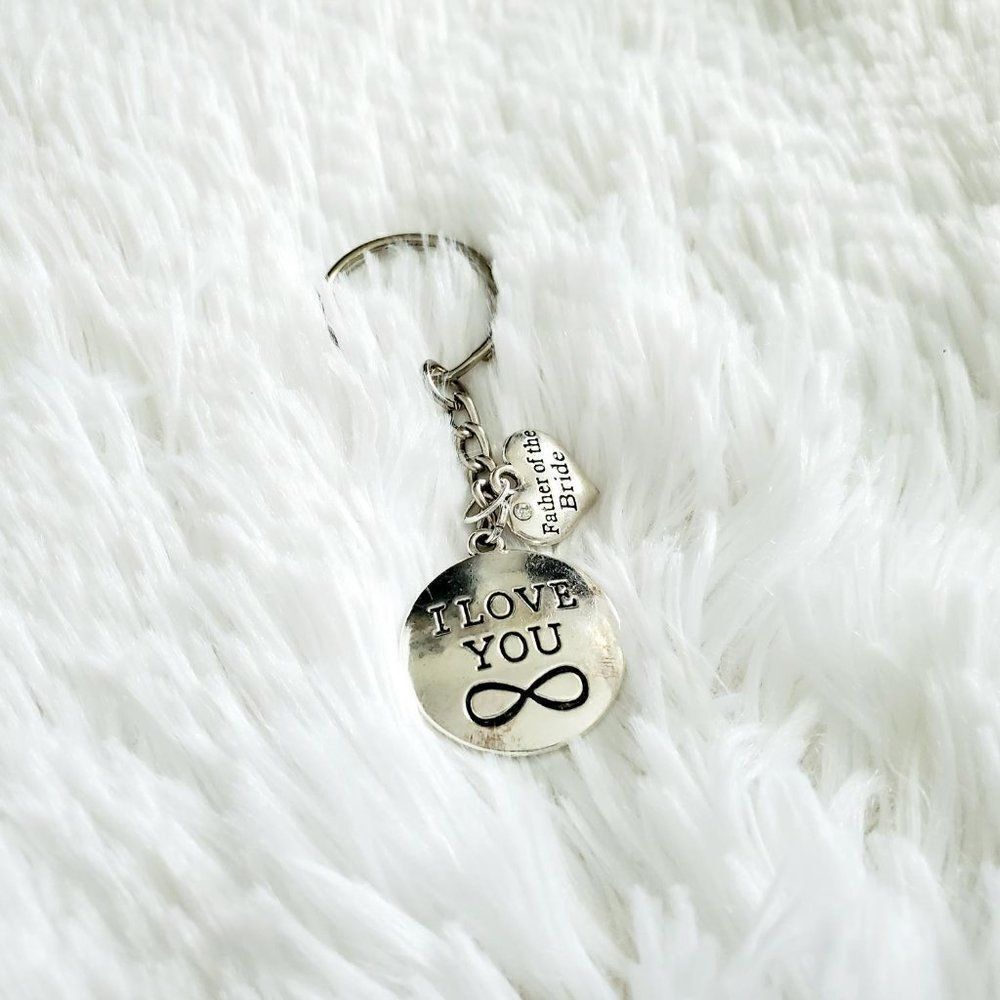 Father of the Bride Keychain, Wedding Keepsake Gift - Picture 7 of 10